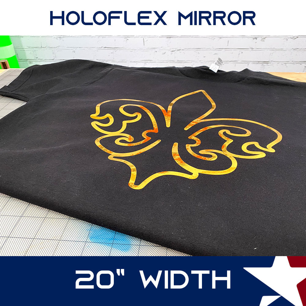 Quickweed™ Holoflex Mirror Heat Transfer Vinyl 20" - Image 10