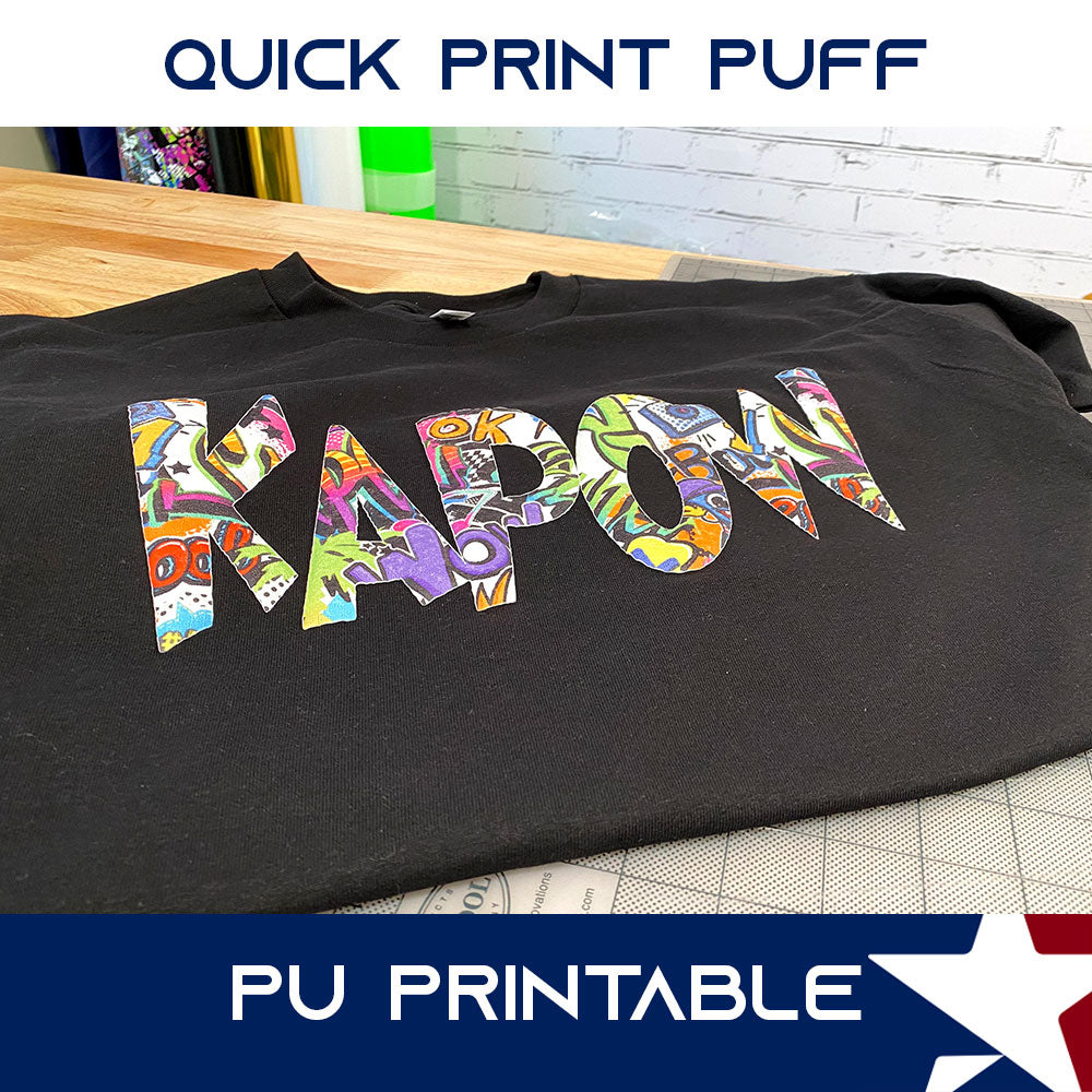 QuickPrint Printable Puff Heat Transfer Vinyl - Image 2